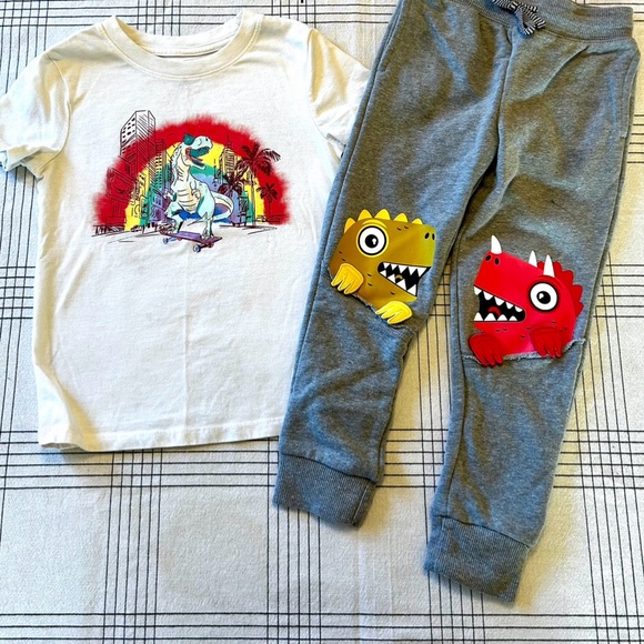 Cat & Jack Matching Sets Cat Jack Dinosaur Set 4t Poshmark